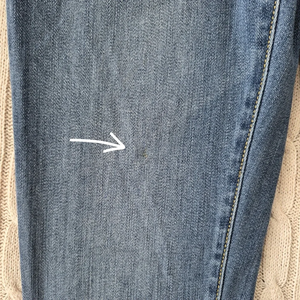 Pilcro and the Letterpress Jeans Size 27 Light Wash‎ Fringe Hem Skinny Summer